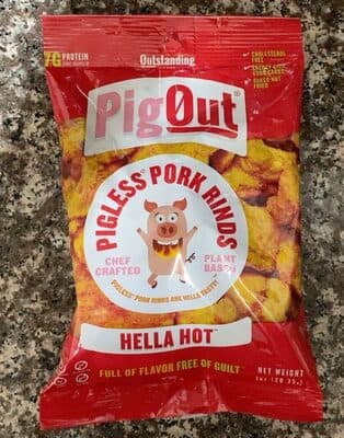 Hella Hot Pigless Pork Rinds