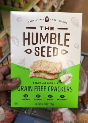 Garlic Herb Grain Free Crackers