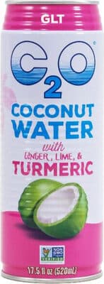 Coconut Water With Ginger, Lime, & Turmeric