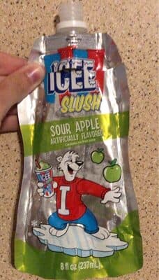 Sour Apple Flavored Slush