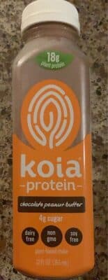 CHOCOLATE PEANUT BUTTER PROTEIN PLANT-BASED SHAKE, CHOCOLATE PEANUT BUTTER