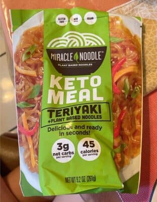 Miracle Noodle Teriyaki Keto Meal