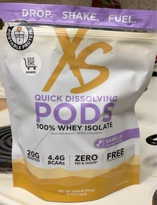 XS Quick Dissolving Pods Whey Protein