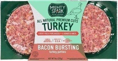Bacon-Bursting Turkey Patties