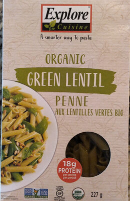 Organic Green Lentil Penne