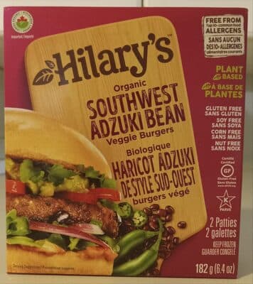 Organic Southwest Adzuki Bean Veggie Burgers