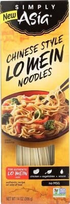 Chinese Style Lo Mein Noodles