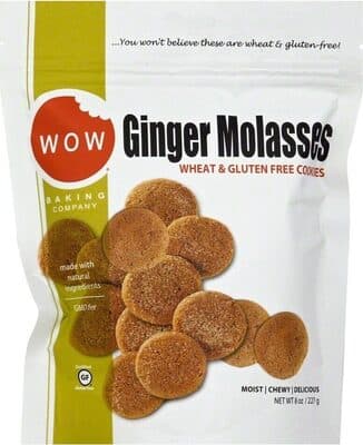 Wheat & Gluten Free Cookies, Ginger Molasses