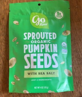 Sprouted Organic Pumpkin Seeds With Sea Salt