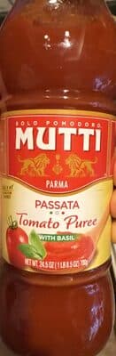 Tomato Puree With Basil Passata