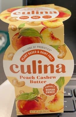 Peach Cashew Butter Yogurt