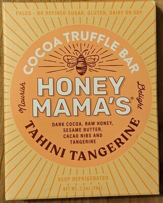 Tahini Tangerine Cocoa Truffle Bar