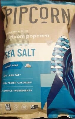 DELICIOUS MINI POPCORN, SEA SALT