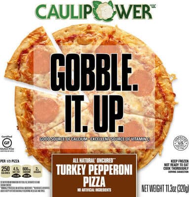Uncured Turkey Pepperoni Pizza