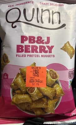 PB&J Berry Filled Pretzel Nuggets