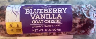 Blueberry Vanilla goat cheese