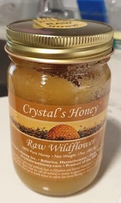 100 pure raw honey