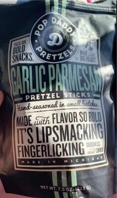 Garlic Parmesan Pretzel Sticks