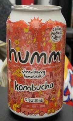 Strawberry Lemonade Probiotic Kombucha