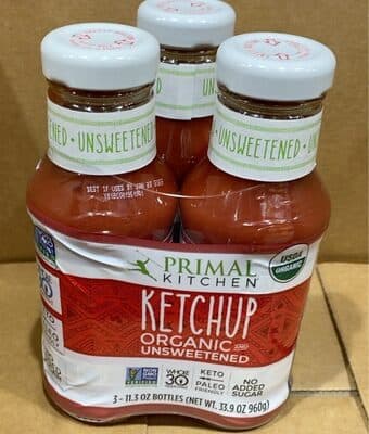 Organic and Unsweetened Ketchup