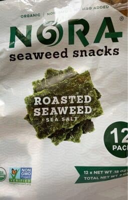 Sea Salt Roasted Seaweed Snacks
