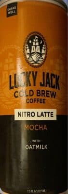 Nitro Latte Cold Brew Coffee Mocha With Oatmilk