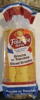 Brioche en tranches