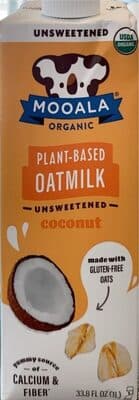 Unsweetened Coconut Organic Plant-Based Oatmilk