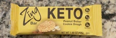 Peanut Butter Cookie Dough Keto Bar