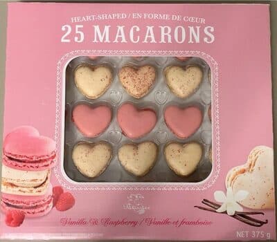 Macarons en forme de coeur