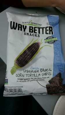Way Better Snacks, Tortilla Chips, Simply Unbeatable Blues