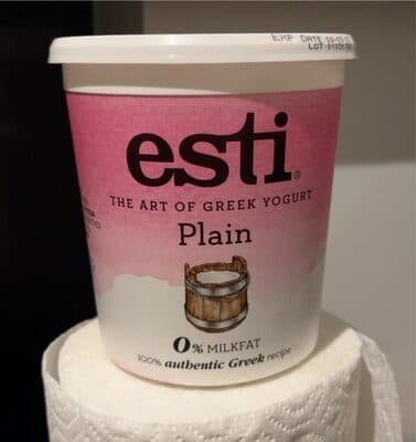 0% Milk Fat Plain Greek Yogurt