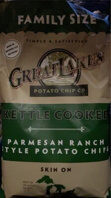 Parmesan ranch style potato chips