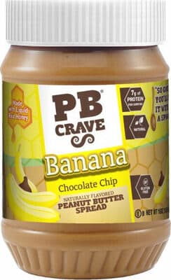 Banana Chocolate Chip Peanut Butter Spread