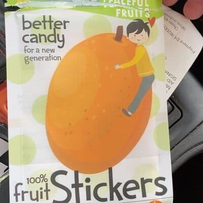 100% Fruit Stickers