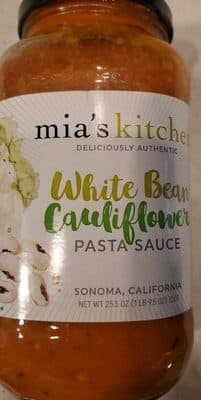 White Bean Cauliflower Pasta Sauce