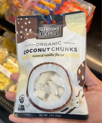Organic Coconut Chunks natural vanilla flavor