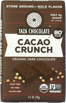 Cacao Crunch Organic 80% Dark Chocolate