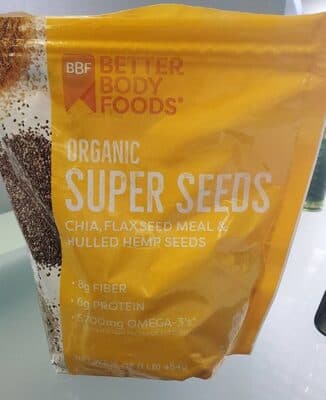 Organic Chia, Flax & Hemp Super Seeds