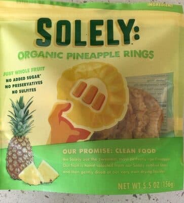 Dried Fruit Organic Pineapple Rings