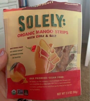 Organic Mango Strips with Chili & Salt