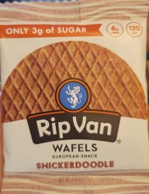 Snickerdoodle Wafels European Snack