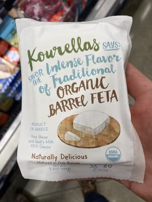 Kourellas, Organic Barrel Feta
