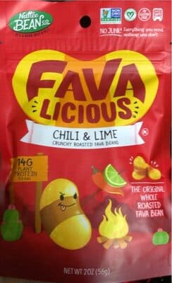 Chili & Lime Crunchy Roasted Fava Beans