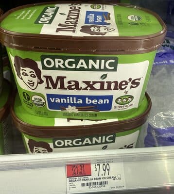 Vanilla Bean Organic Ice Cream