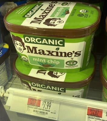 Mint Chip Organic Mint Ice Cream