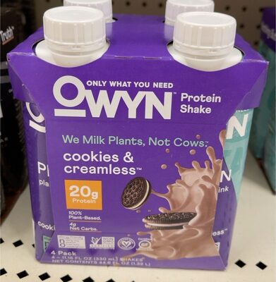Cookies & Creamless Protein Shake