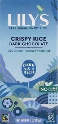 Crispy Rice 55% Cocoa Dark Chocolate