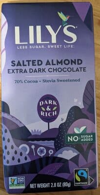 Salted Almond Extra Dark Chocolate