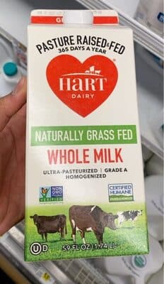 Grass Fed Whole Milk